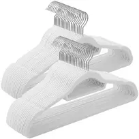 Songmics Drabužių pakabos, 42.7x22x0.6 cm, balta