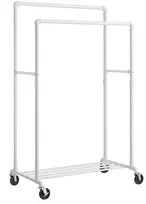 Songmics Drabužių kabykla, 162x59x100 cm, balta