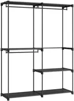 Songmics Spinta, 138x43x182 cm, Juoda