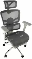Ergonominė reguliuojama tinklinė kėdė - Pilka