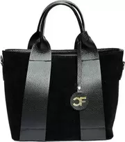 Carla Ferreri Moteriška odinė rankinė CF8156 Nero