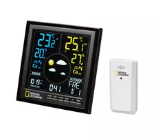 Meteorologinė stotis, spalvotas LCD ekranas, NATIONAL GEOGRAPHIC