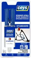 Epoksidiniai dviejų komponentų klijai švirkštuose CEYS STANDART EPOXY, 24 ml