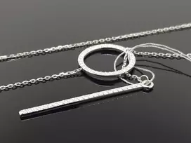 Best Diamonds Balto aukso grandinėlė su briliantais