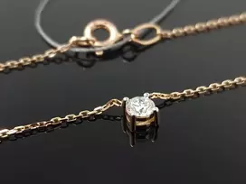 Best Diamonds Auksinė grandinėlė su briliantais
