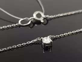 Best Diamonds Balto aukso grandinėlė su briliantu
