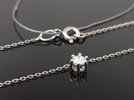 Best Diamonds Balto aukso grandinėlė su briliantu