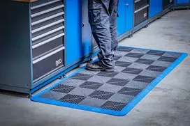 Bgs Technic Plastikinių grindų plytelių rinkinys | paspaudimo sistema | 400 x 400 x 18 mm | 10 vnt. (74546)