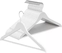Songmics Mediniės drabužių pakabos 42,9x21 cm, 30 vnt.