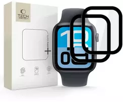 Tech-Protect Glass Flex+ 2-pack for Apple Watch 44mm – juodas