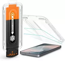 Spigen Glass tR EZ Fit Pro 2 Pack, transparency - Samsung Galaxy S25 FE