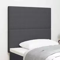 LED galvūgalis Tamsiai pilka 100 cm Kordūrinis audinys