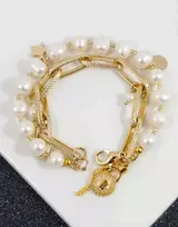 Handmade Natūralių perlų apyrankė