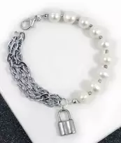 Handmade Natūralių perlų apyrankė