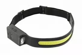 Hogert Technik Įkraunamas LED priekinis žibintas COB USB 5 funkcijos HT1E426