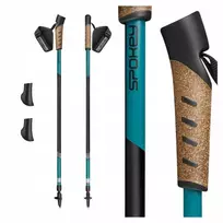Šiaurietiško ėjimo (Nordic Walking) teleskopinės lazdos SPOKEY, 105–135 cm