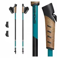 Nordic Walking teleskopinės reguliuojamos lazdos, 105–135 cm