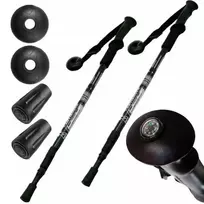 Nordic Walking / Trekking teleskopinės sulankstomos lazdos, reguliuojamos 65–135 cm