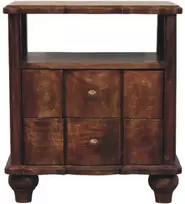 Artisan Furniture Naktinis staliukas su 2 stalčiais