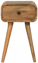 Artisan Furniture Ąžuolo Mini naktinis staliukas su 1 stalčiumi