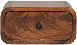 Artisan Furniture Riešutmedžio Mini naktinis staliukas su 1 stalčiumi