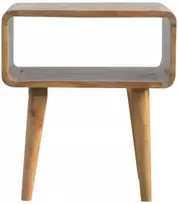 Artisan Furniture Lenktas naktinis staliukas