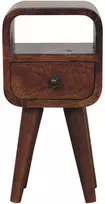 Artisan Furniture Riešutmedžio Mini naktinis staliukas