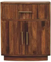 Artisan Furniture Lenktas naktinis staliukas