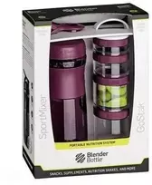 Gertuvė BlenderBottle Maišytuvas Bottle Pack Sportmixer 820 ml + Go Stack Starter 4 Pak