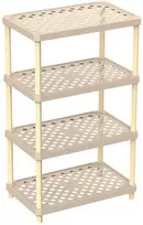 4 lygių lentyna Fixwood 60x112x37cm medinė/smėlio sp.