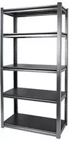 5 lygių metalinė lentyna/maks.lygio apkrova 374kg TACTIX 865x355x1830mm juodas