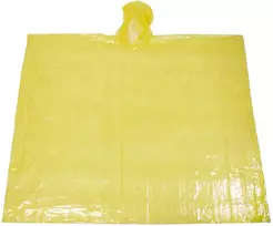 Lietaus pončas PE 127x203cm geltonas