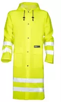 Vandeniui nepralaidus lietpaltis Hi-Vis Plavitex Fluo S/50 dydis geltonas