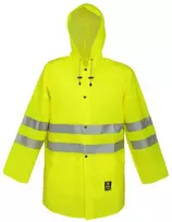 Vandeniui nepralaidi striukė Hi-Vis Plavitex Fluo L/54 dydis geltona