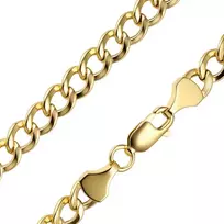 Geltono aukso grandinėlė "Curb" Brasco 63306