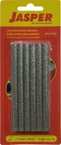 Klijai karštų klijų pistoletui Jasper 7.2x100mm/12vnt. sidabro spalvos