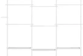 Songmics Kabykla 3 lygių reguliuojama 33,5x240-353x208-310 cm