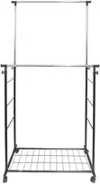 Drabužių pakaba Domoletti DR-9-1446, 102–175 cm, sidabrinė/juoda.