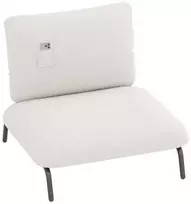 Fotelis Promotions Akcentinė kėdė, 92x97x82 cm, smėlio spalvos, su daiktadėže