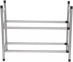 Batų lentyna Domoletti, sidabrinės spalvos, 113 cm x 23 cm x 51 cm