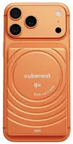 Cubenest Qi2 Magnetic Wireless Powerbank SlimDual 5000 mAh SQ1B3D - oranžinis
