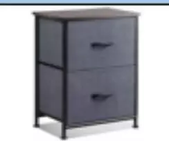Promotions Naktinių staliukų komplektas, 45x30x51,5 cm, juoda, metalinis rėmas