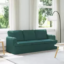 Sofa Tamsiai žalia 142 x 80 x 85 cm Metalas