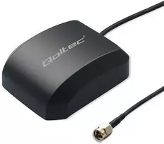 Qoltec mobiliojo GPS GLONASS antena su magnetine baze 28dBi SMA