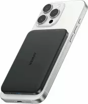 Anker Nano magnetinis power bankas 5000 mAh, 15 W MagSafe suderinama belaidė baterija, juodas