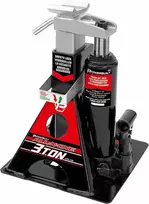 Powerbuilt All-in-One 3 t butelinis ir stovėjimo automobilio keltuvas, juodas