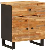 Lovos spintelė Ruda 50 x 33 x 60 cm Kietas mango medis
