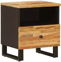 Lovos spintelė Ruda 40 x 33 x 46 cm Kietas mango medis