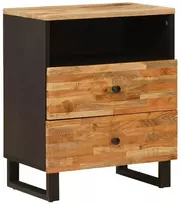 Lovos spintelė Ruda 50 x 33 x 62 cm Kietas mango medis