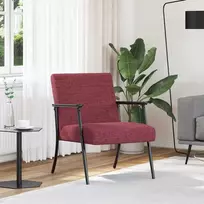 Fotelis krėslas Vyno raudona 59 x 75 x 78 cm audinys